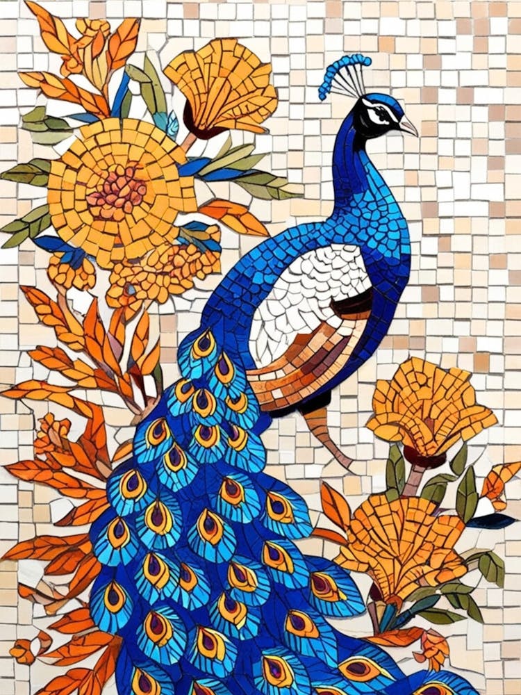 Peacock Mosaic 3