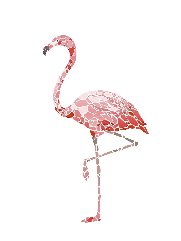 Mosaic Flamingo