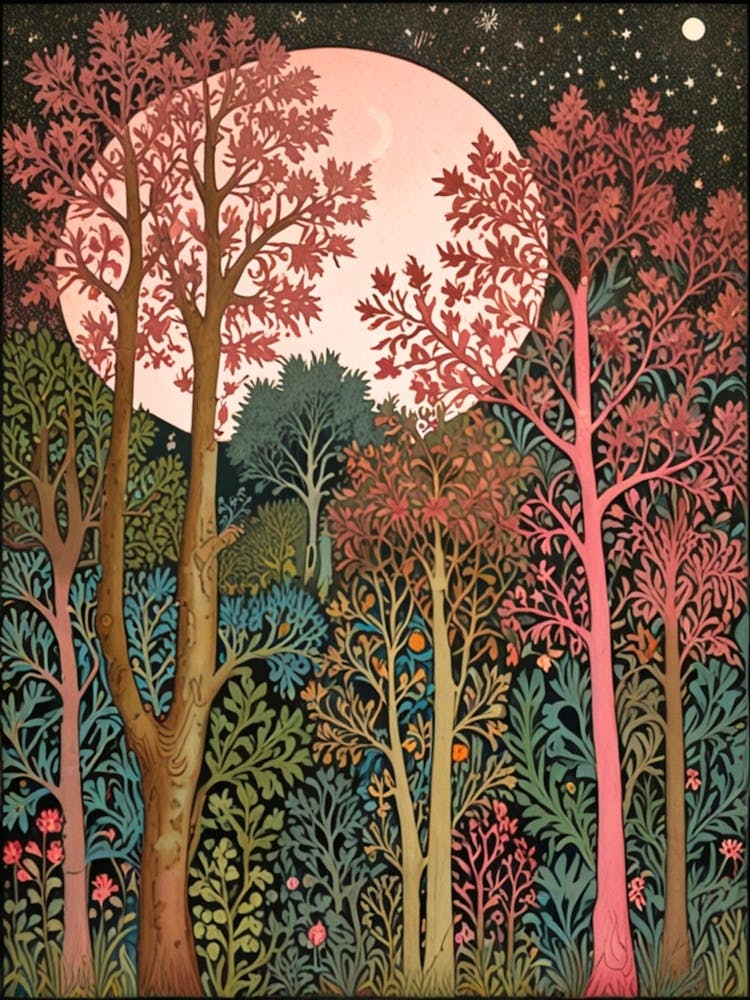 William Morris Moonlight In The Forest 231