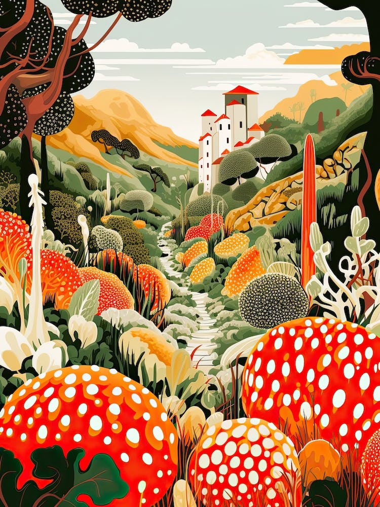 Capri, Italy, Illustration In The Style Of Pop Art 4