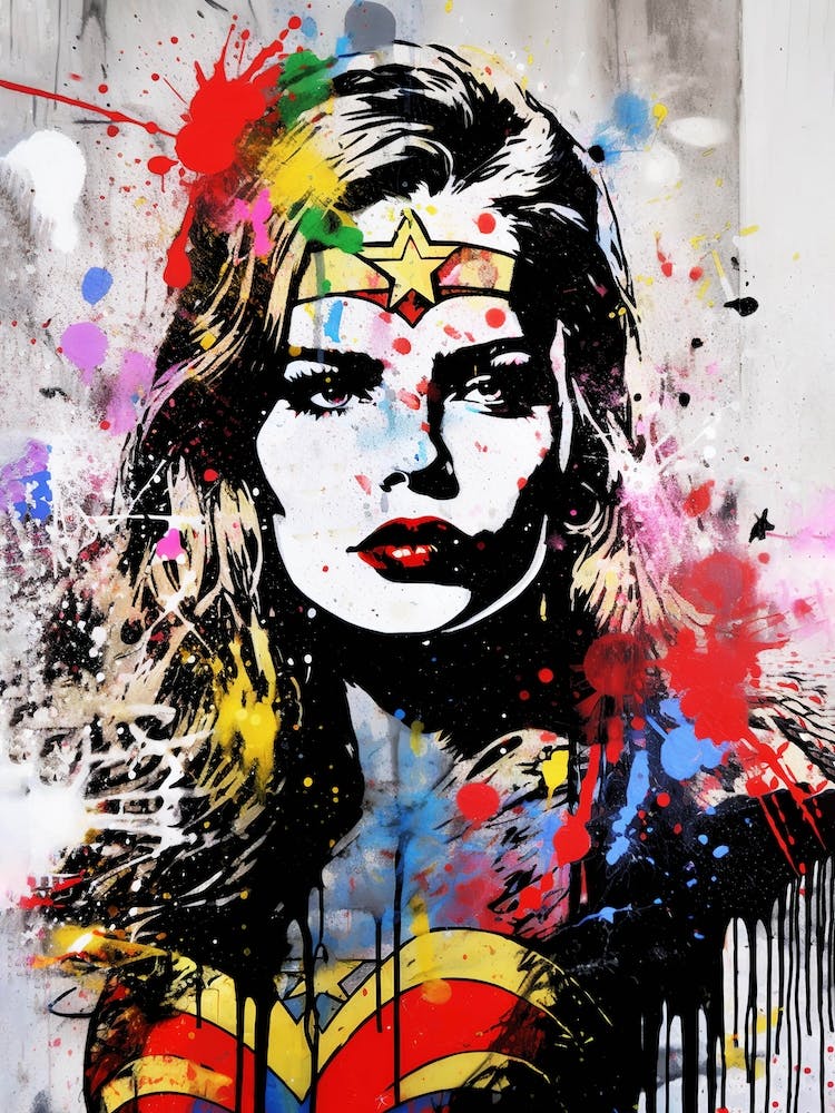 Wonder Woman Pop Art