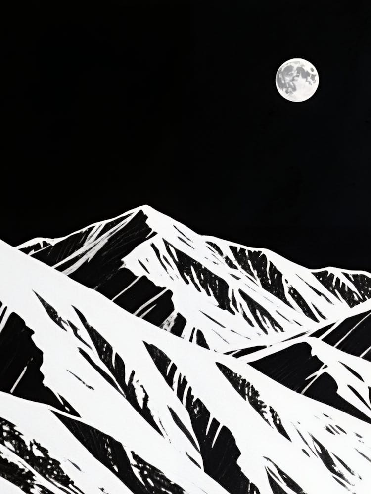 Moonlight Over The Mountains 4