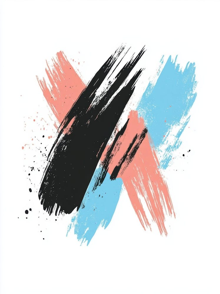 Abstract Brushstrokes 58