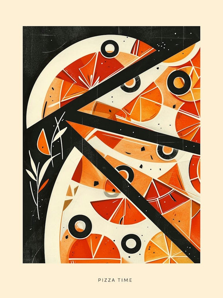 Pizza Time Art Deco 2