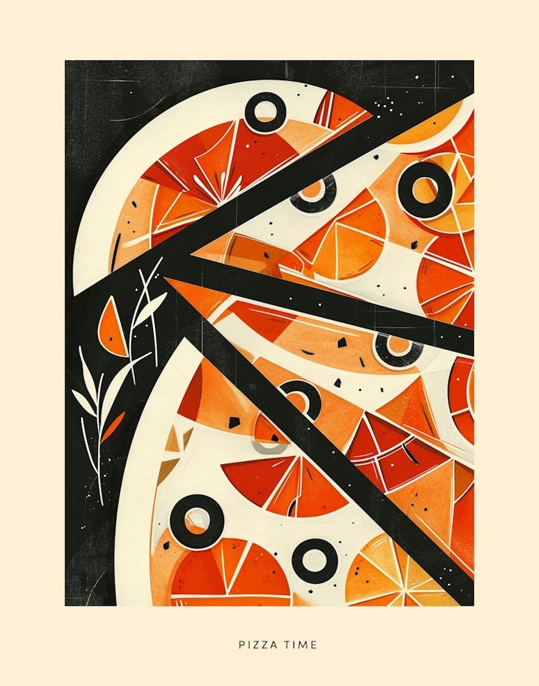 Pizza Time Art Deco 2