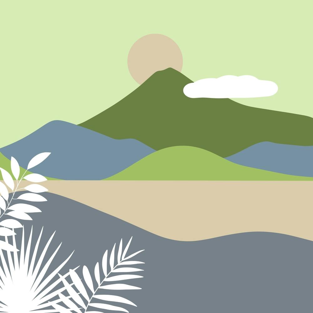 Landscape With Palm Trees 1