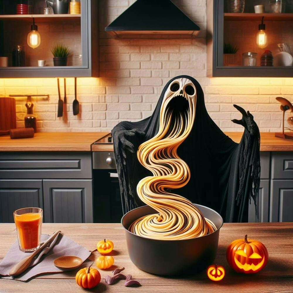 Halloween Ghost In The Kitchen
