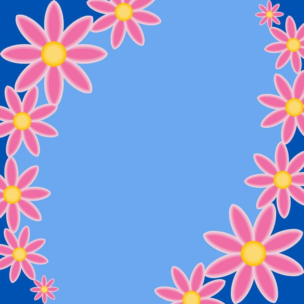 Pink Daisy Frame