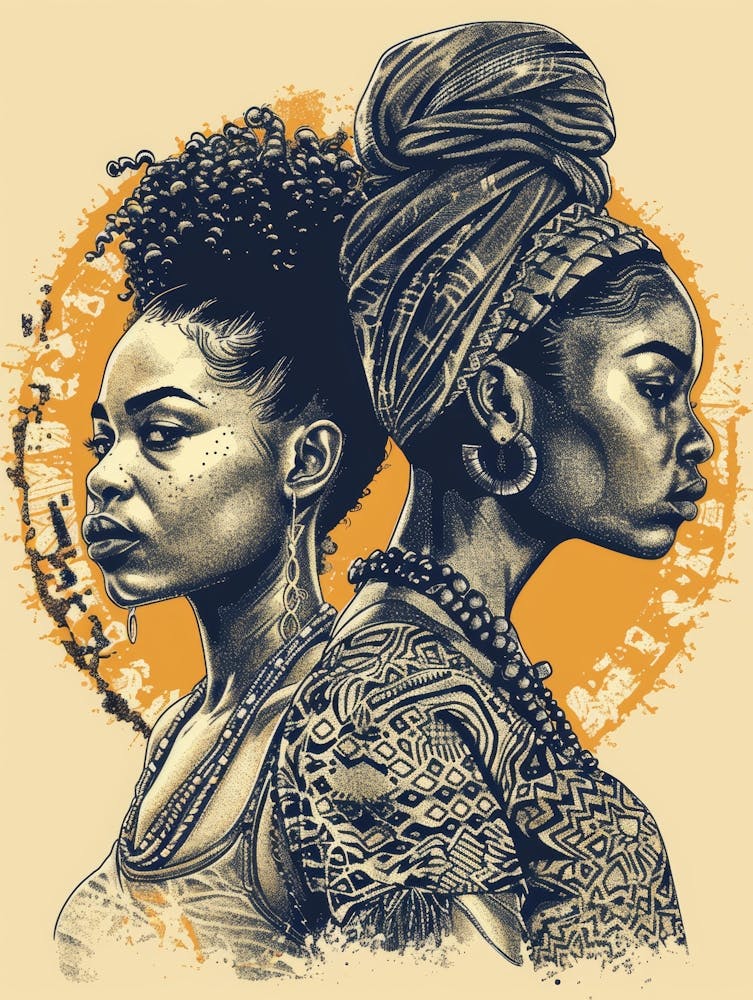 Two Black Women 8