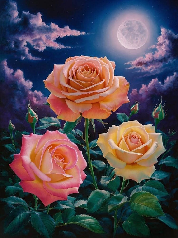 Roses In The Moonlight 1