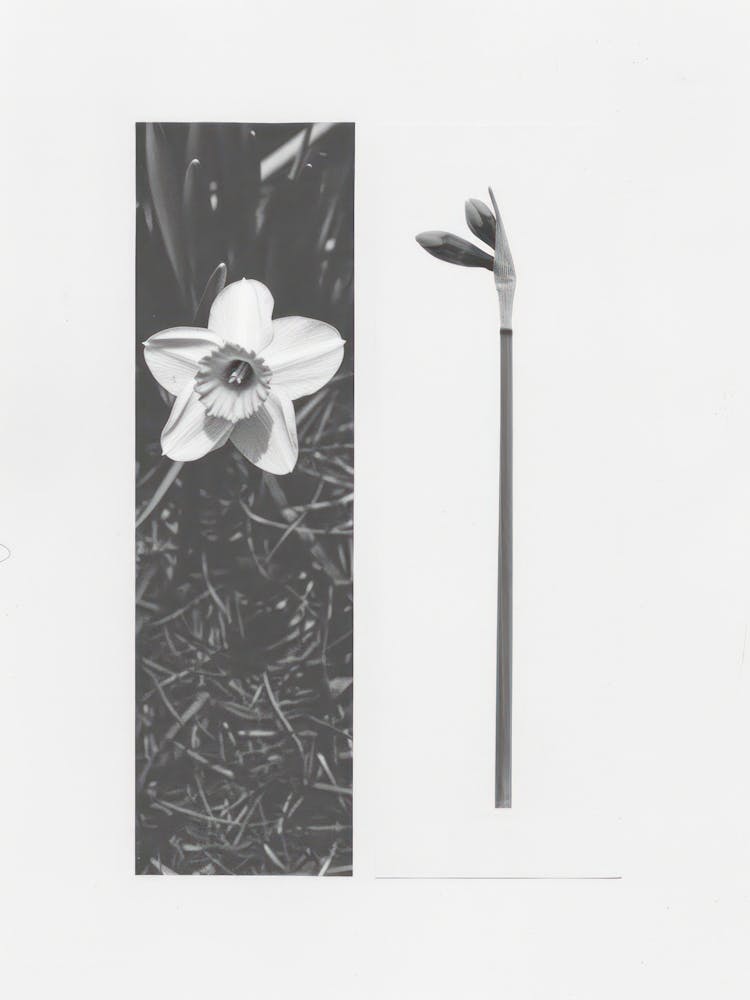 Daffodil Flower Photo Collage 3