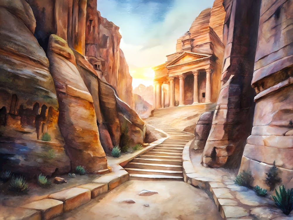 Petra Jordan A Vintage Scene