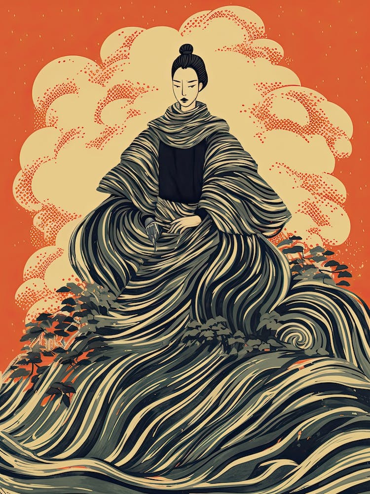 Female Samurai Onna Musha Illustration 4
