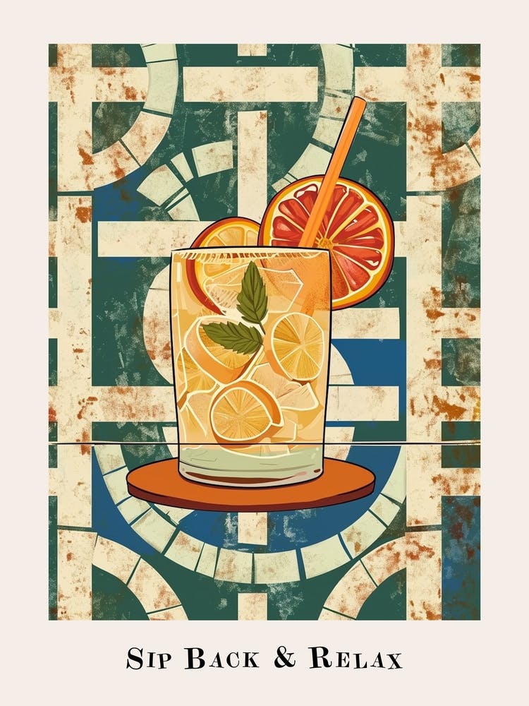 Sip Back & Relax Poster