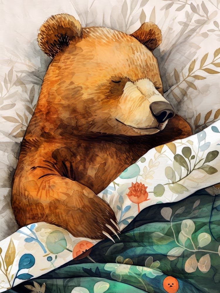 Bär Im Bett Tiergeschichte