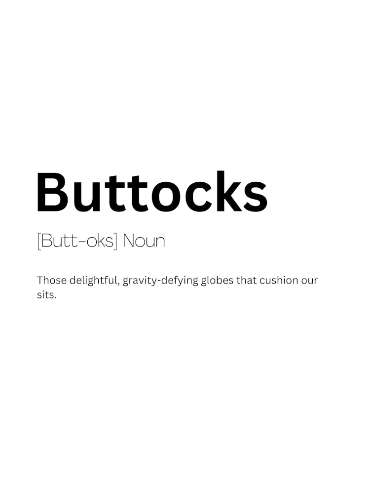 Buttocks Definition Meaning