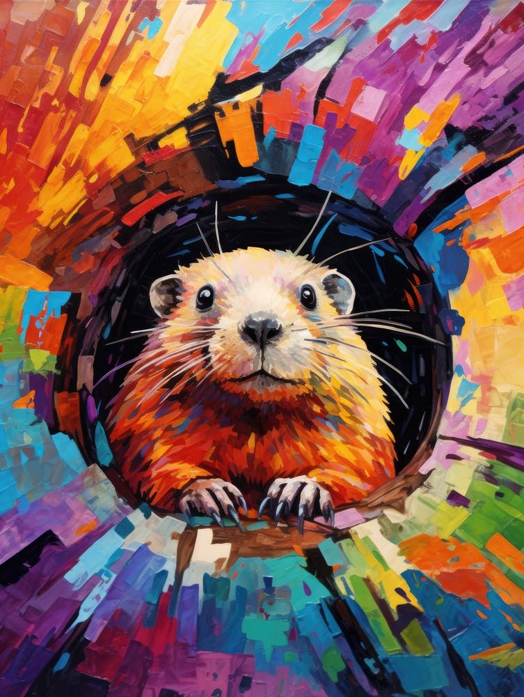 Groundhog In A Hole