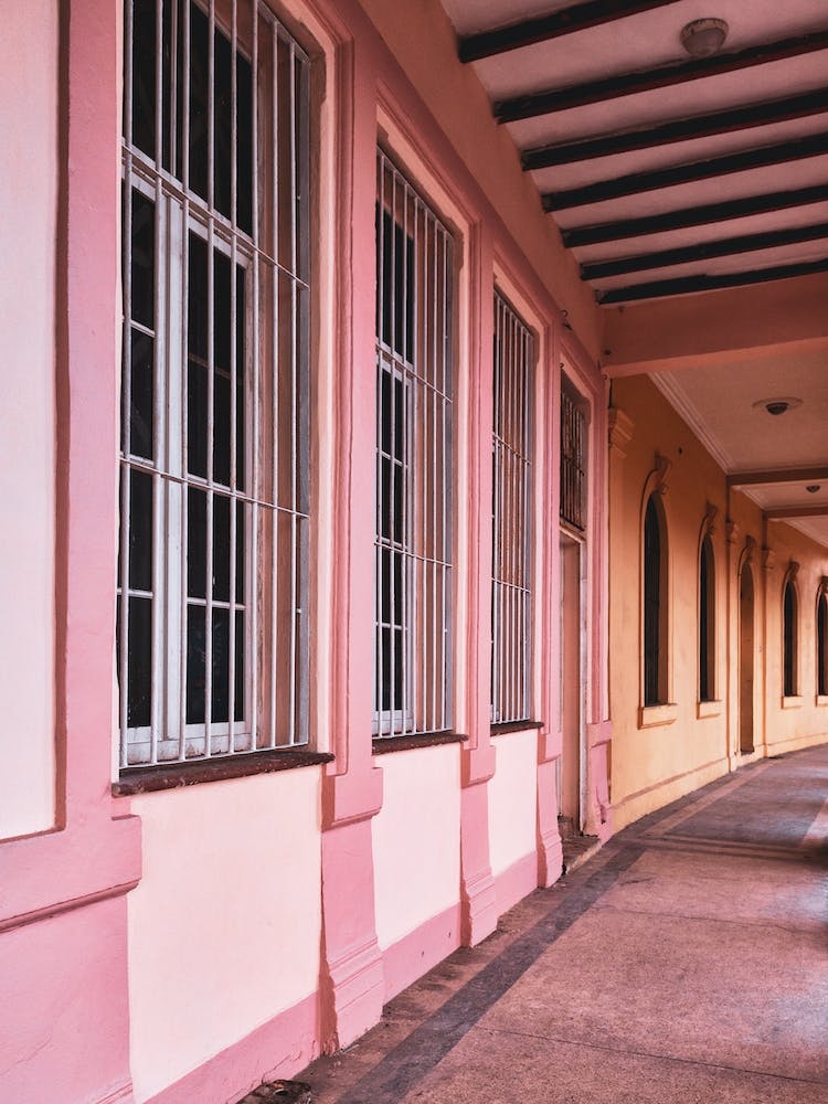 Colurful Arcade Havana Cuba