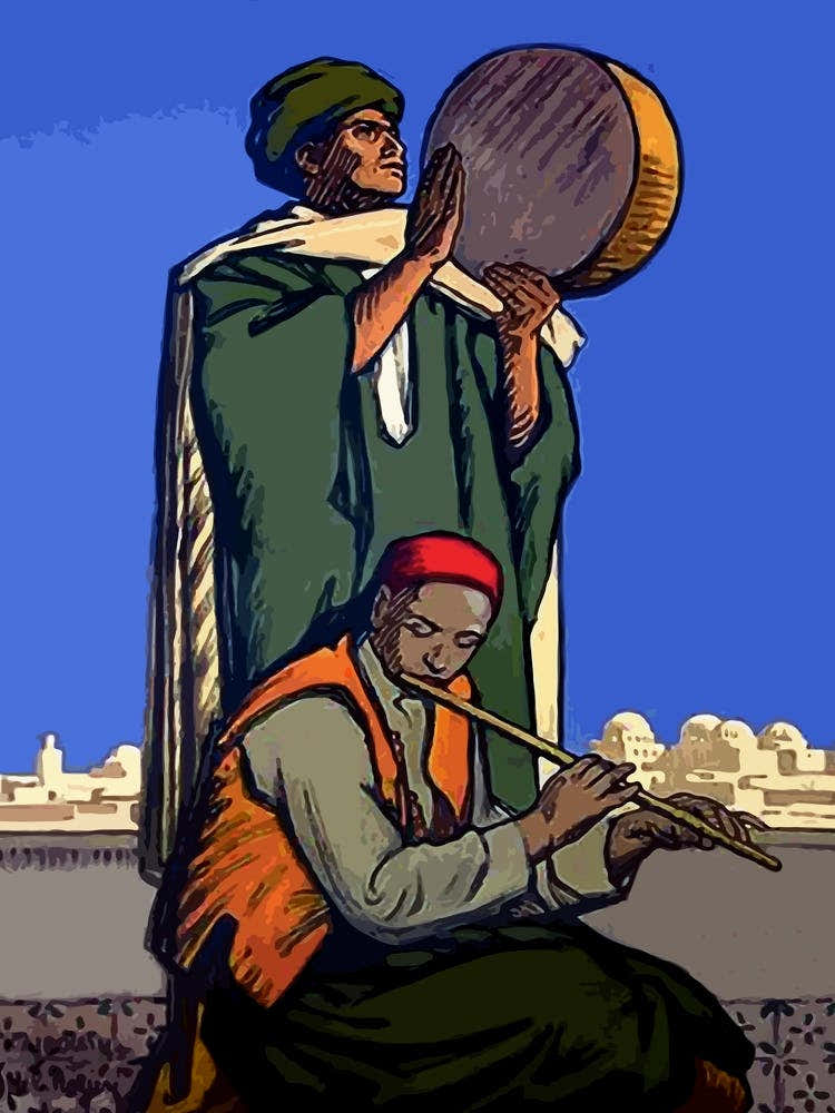 Traditional Musicians In Tunisia