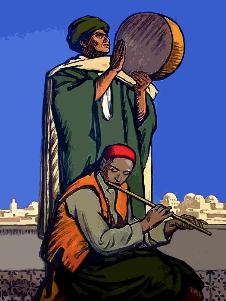 Traditional Musicians In Tunisia