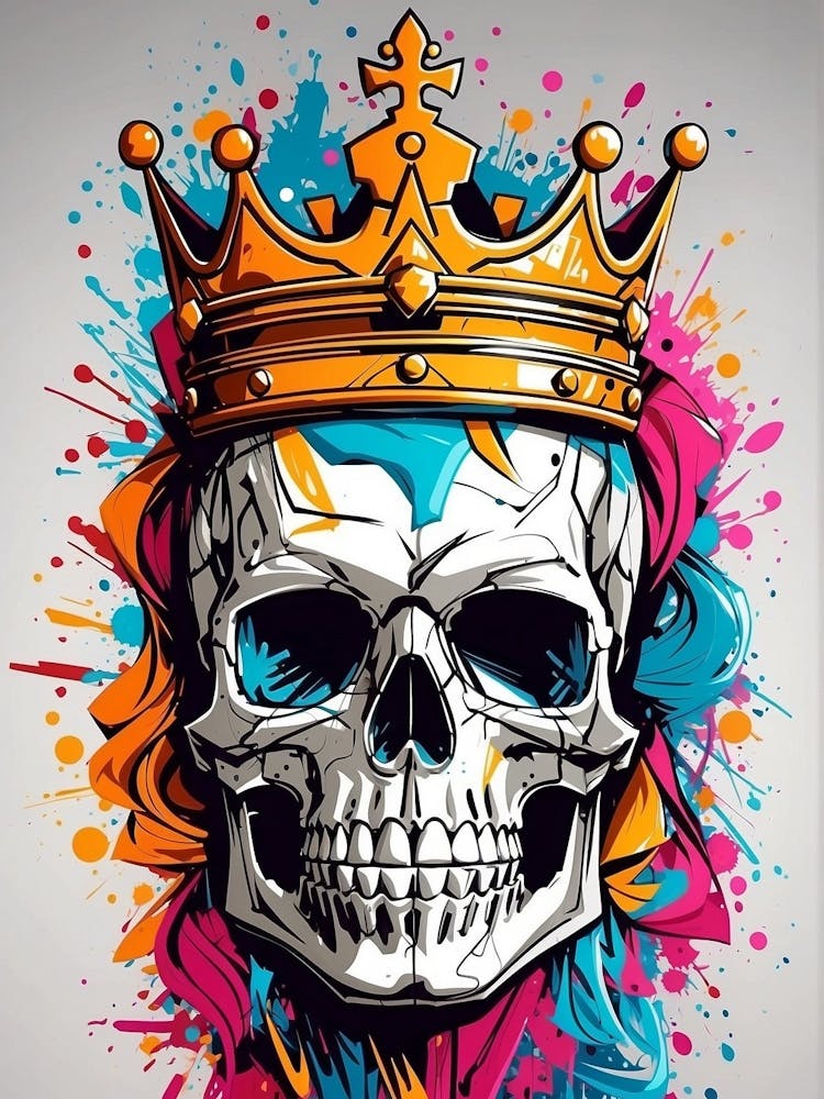 Skull With Crown