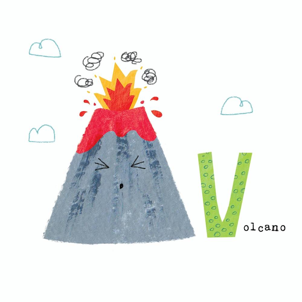 V is for Volcano