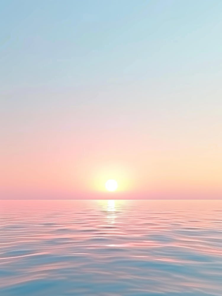 Sunset Over The Ocean 92