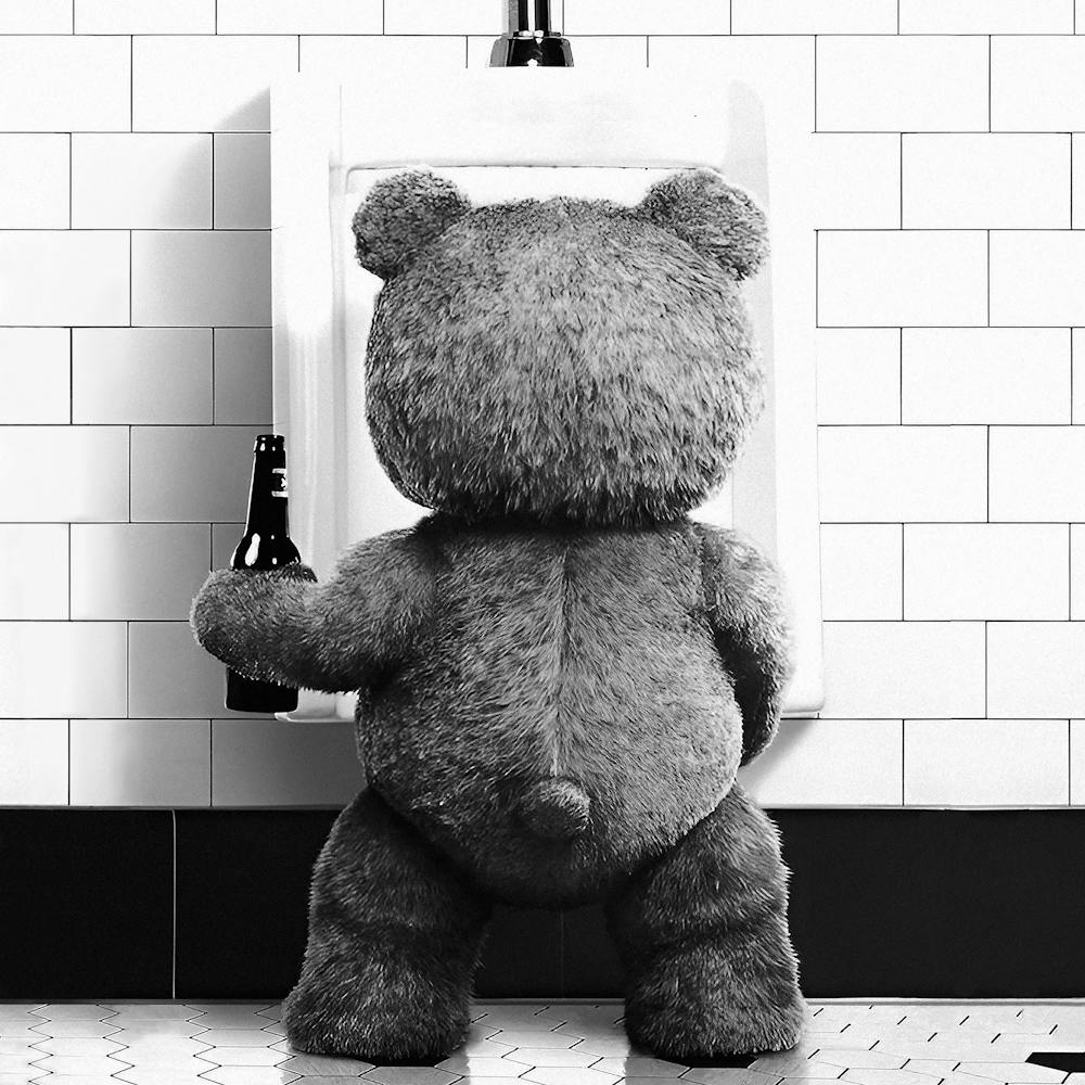 Teddy Bear Toilet 1
