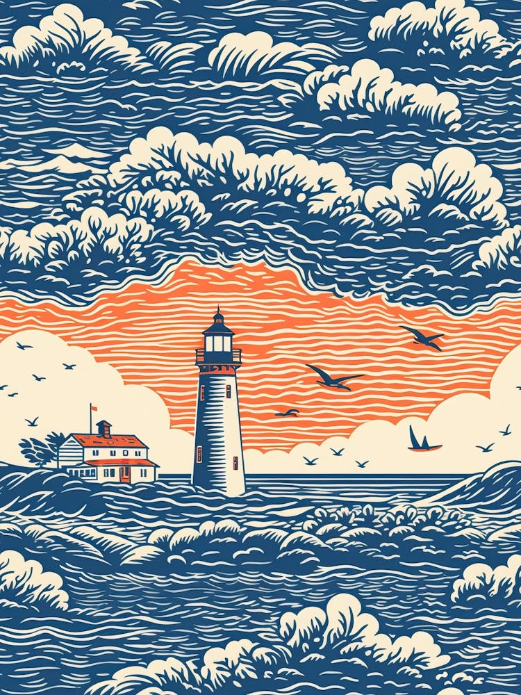Cape Cod In Massachussetts, Inspired Travel Pattern 3