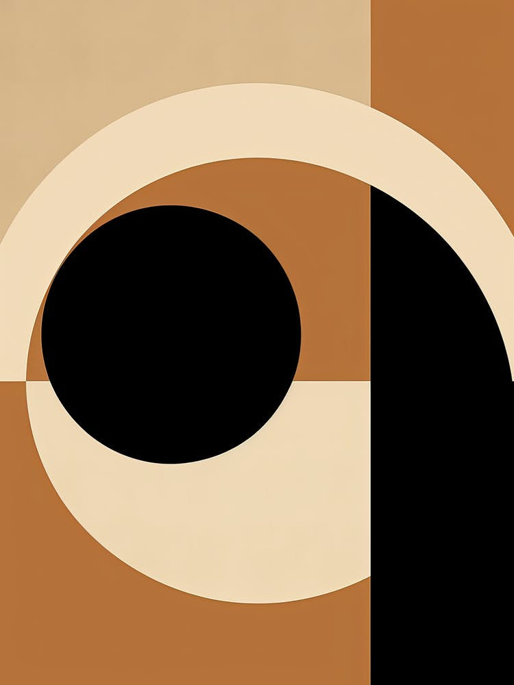 Harmony Horizon; Beige Mid Century Skyline