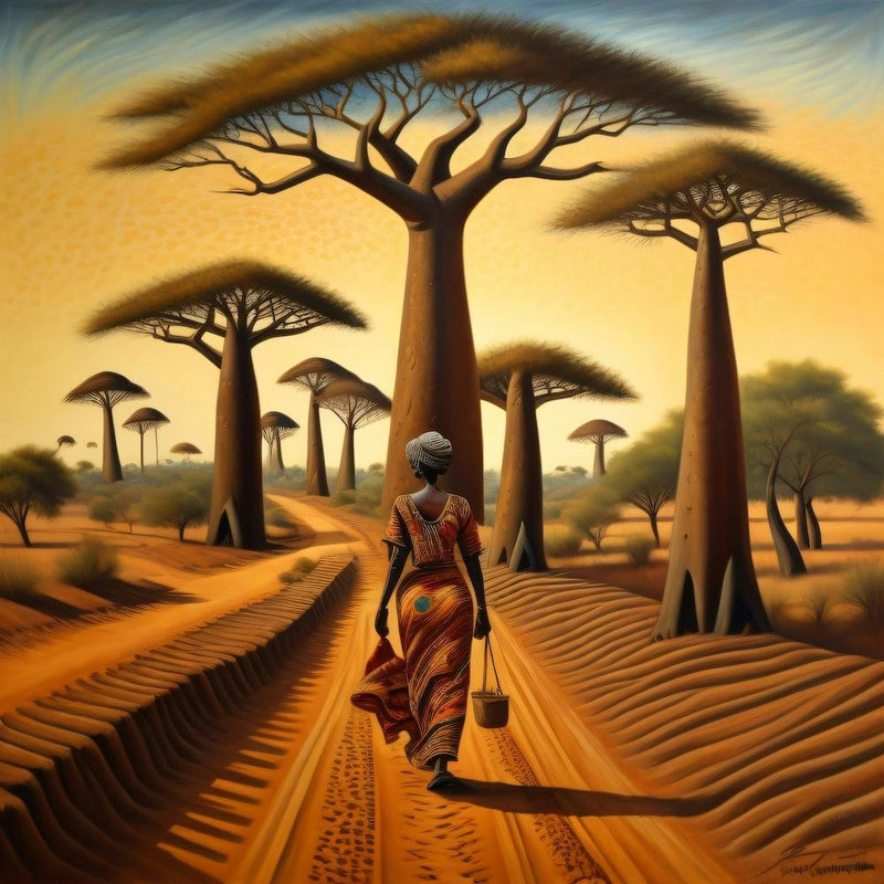 Sunrise in Baobab