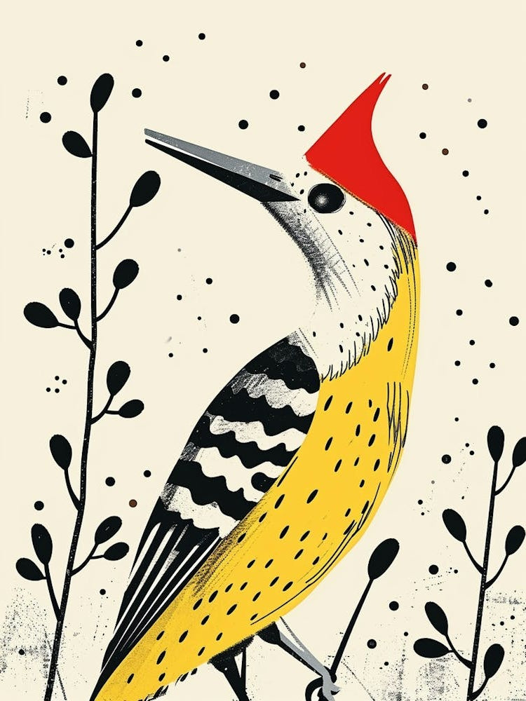 Yellow Woodpecker 3