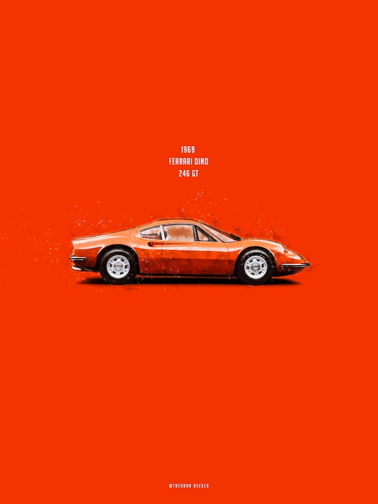 Autos in Farben, Ferrari 246 Dino