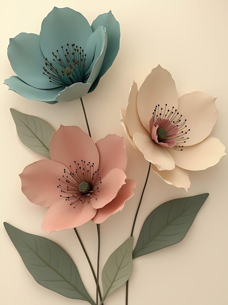 Rustikale Blumen-Eleganz mit sanften Neutraltönen