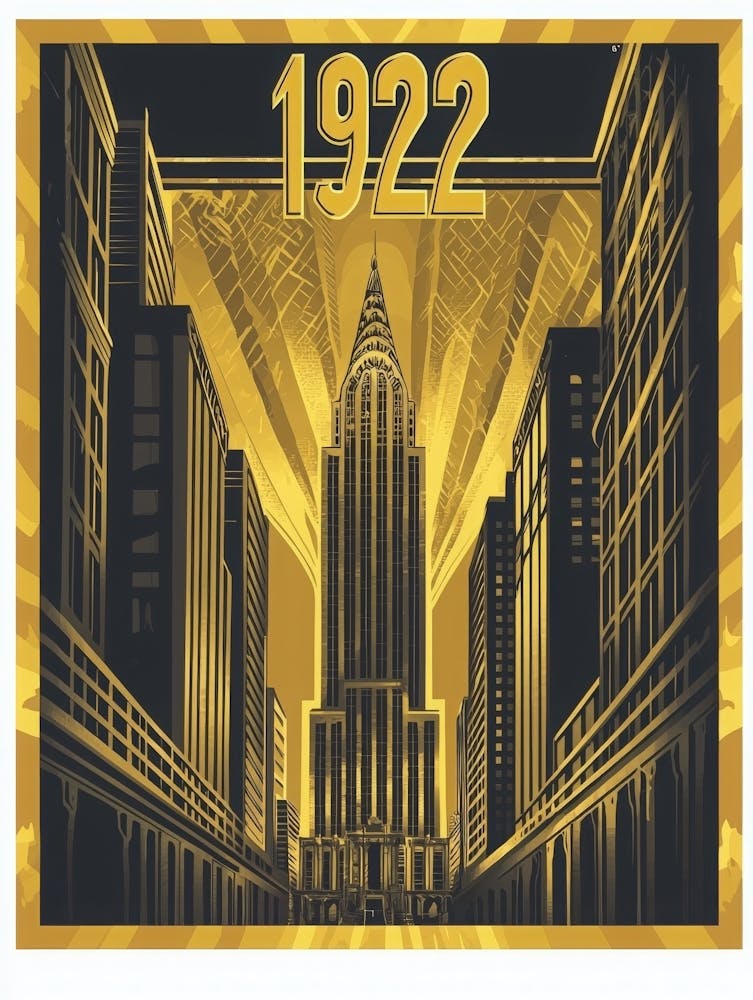 Aihrgdesign A Vintage Poster Showcasing Art Deco Architecture 29ab8674 B2e7 40c7 Abd3 Cc0a1d29ae62 2