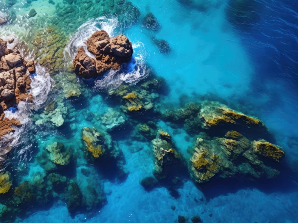 Aerial View Of The Sea