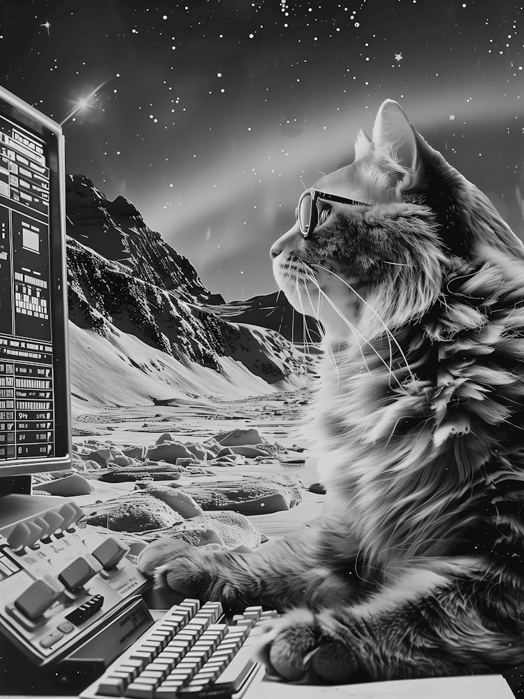 Computer Katze