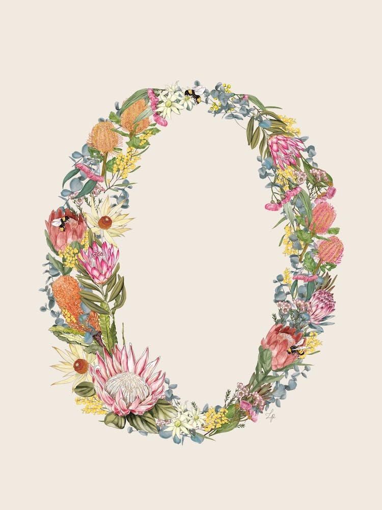 O Oat Alphabet Letter