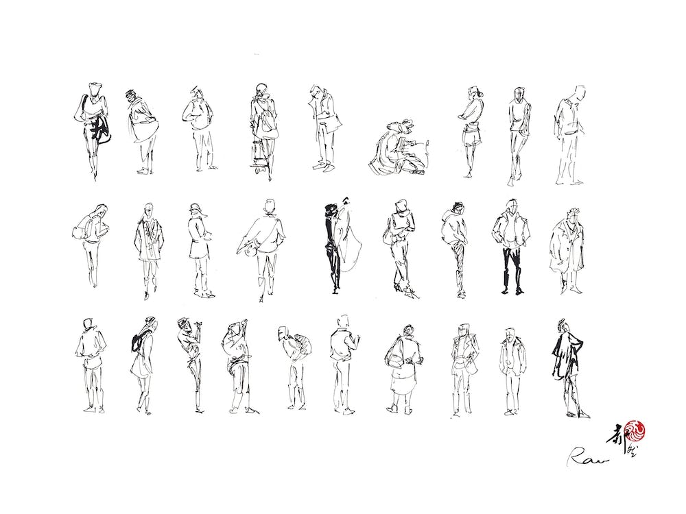 Sketch Of People
