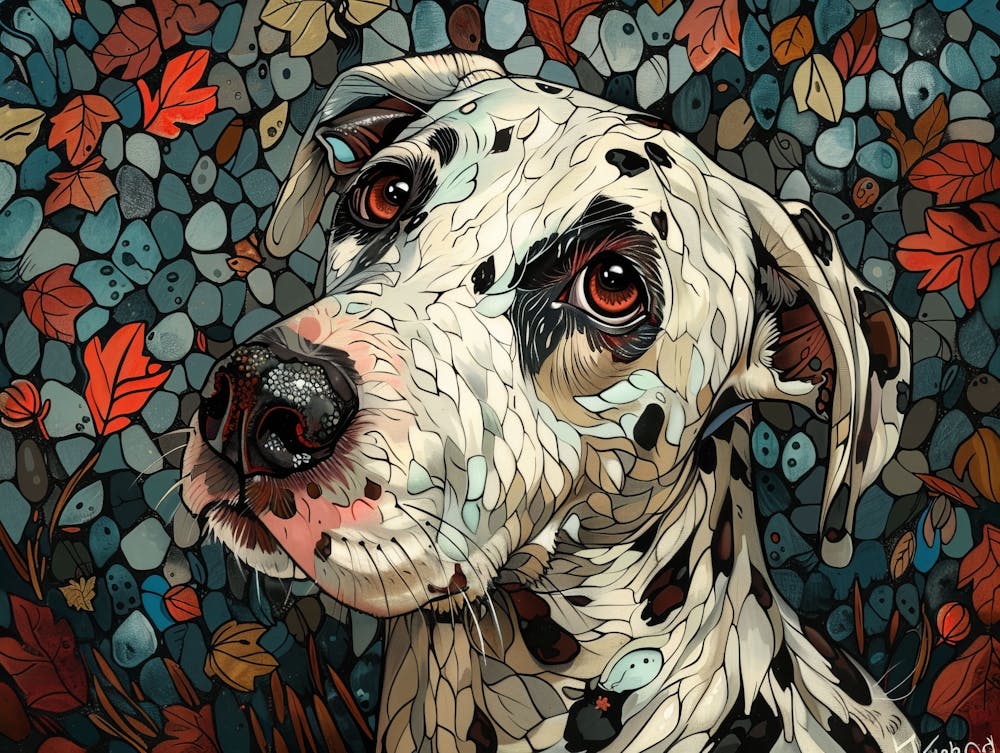 Dalmatian Fine Art Portrait 1