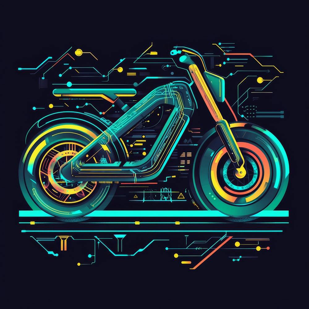 Impression de Moto Futuriste