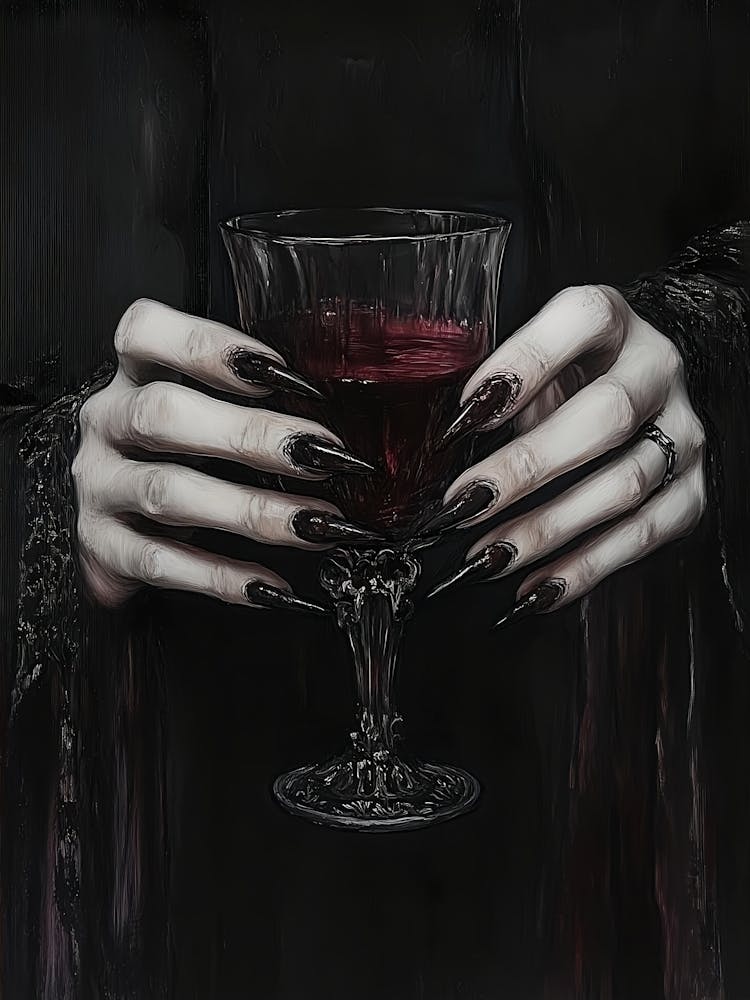 Vampire Decor, Nosferatu Print, Gothic Wall Painting, Dracula, Haunted Mansion, Spooky Horror Art, Vampire Aesthetic, Top Sellers