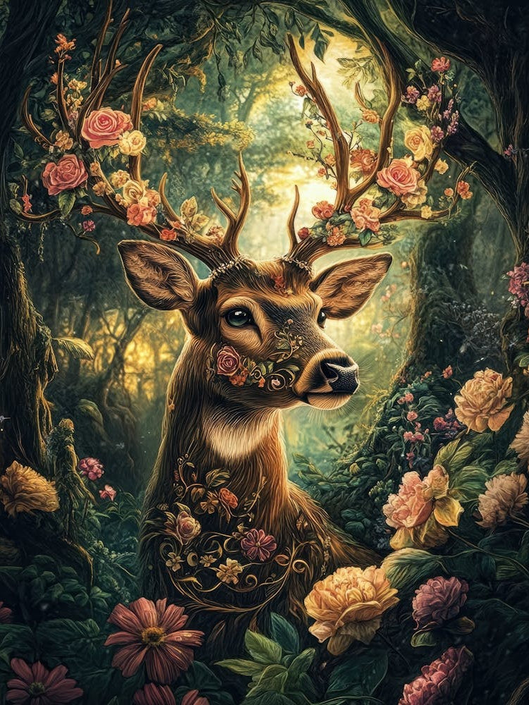 Deer In The Forest 5