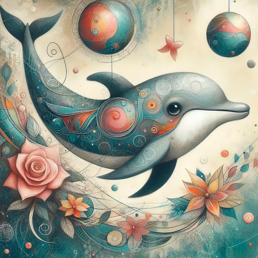 Dolphin In Space