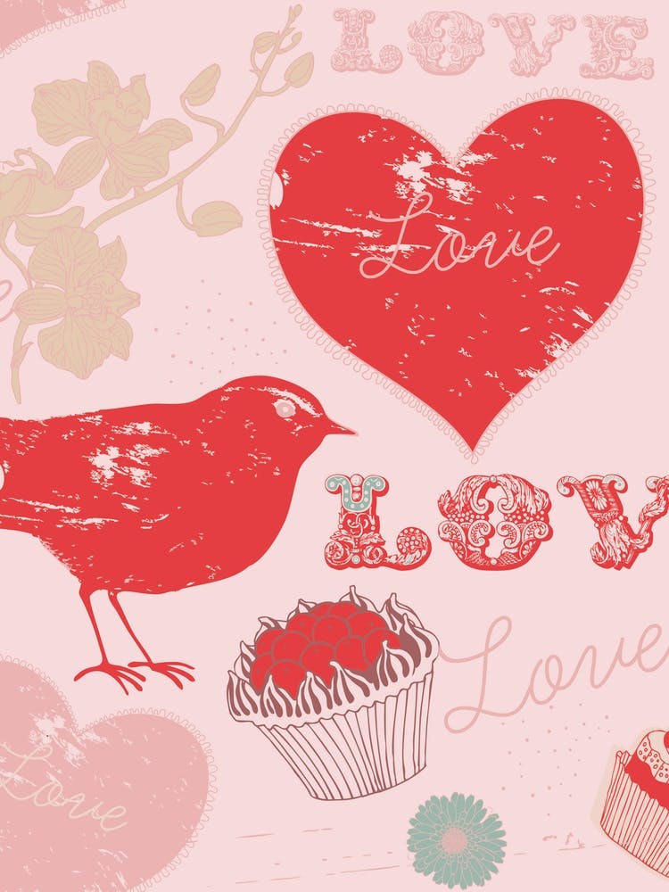 Valentine'S Day Love muffin
