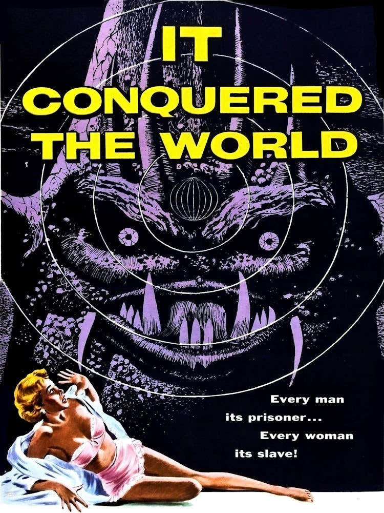 Horror Movie Poster, It Conquered The World
