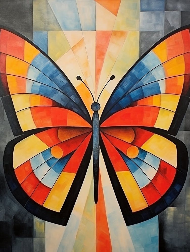 Butterfly Abstract Pop Art 7