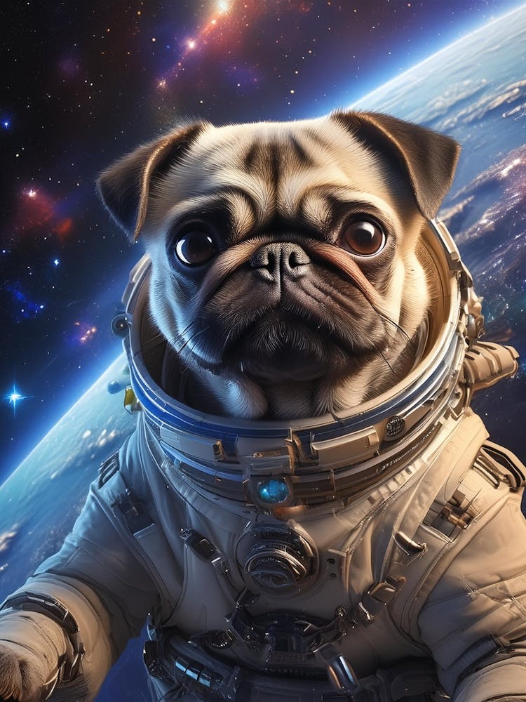 Pug in Space