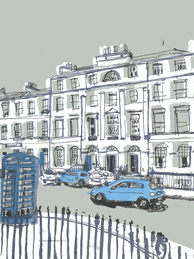 Telephone Box In Edinburgh 