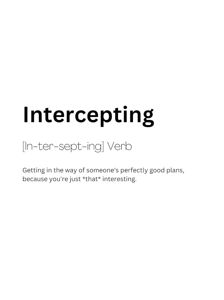 Intercepting Definition Meaning 1